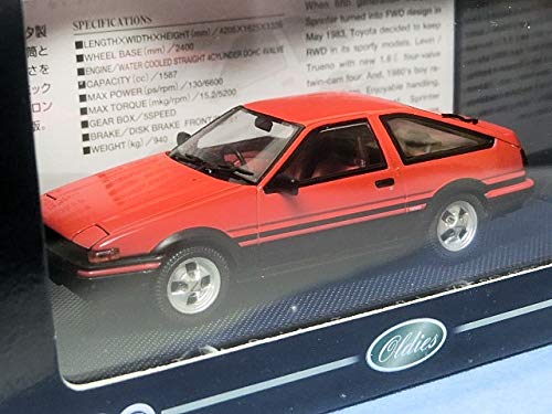 Amazon.co.jp: 【819】1/43 スプリンター トレノ 3ドア AE86 赤 1983